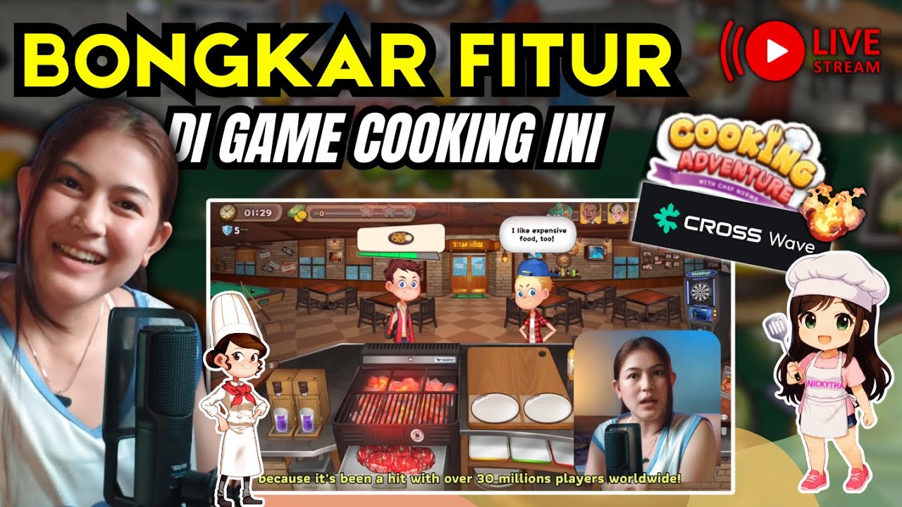 CEK FITUR FITUR COOKING ADVENTURE-WITH CHEF NORMA