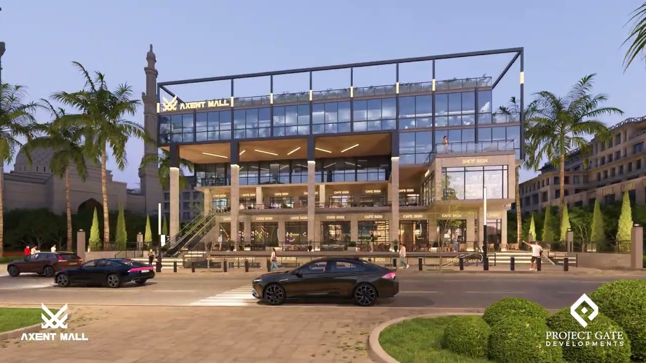 Axent Mall Flow in Form. Flair in Details #projectgatedevelopments #AxentMall #newcairo