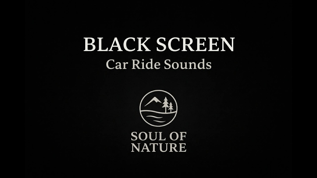 Car Ride Sounds for Sleep 🚗 | Highway Ambience for Deep Sleep (Black Screen)