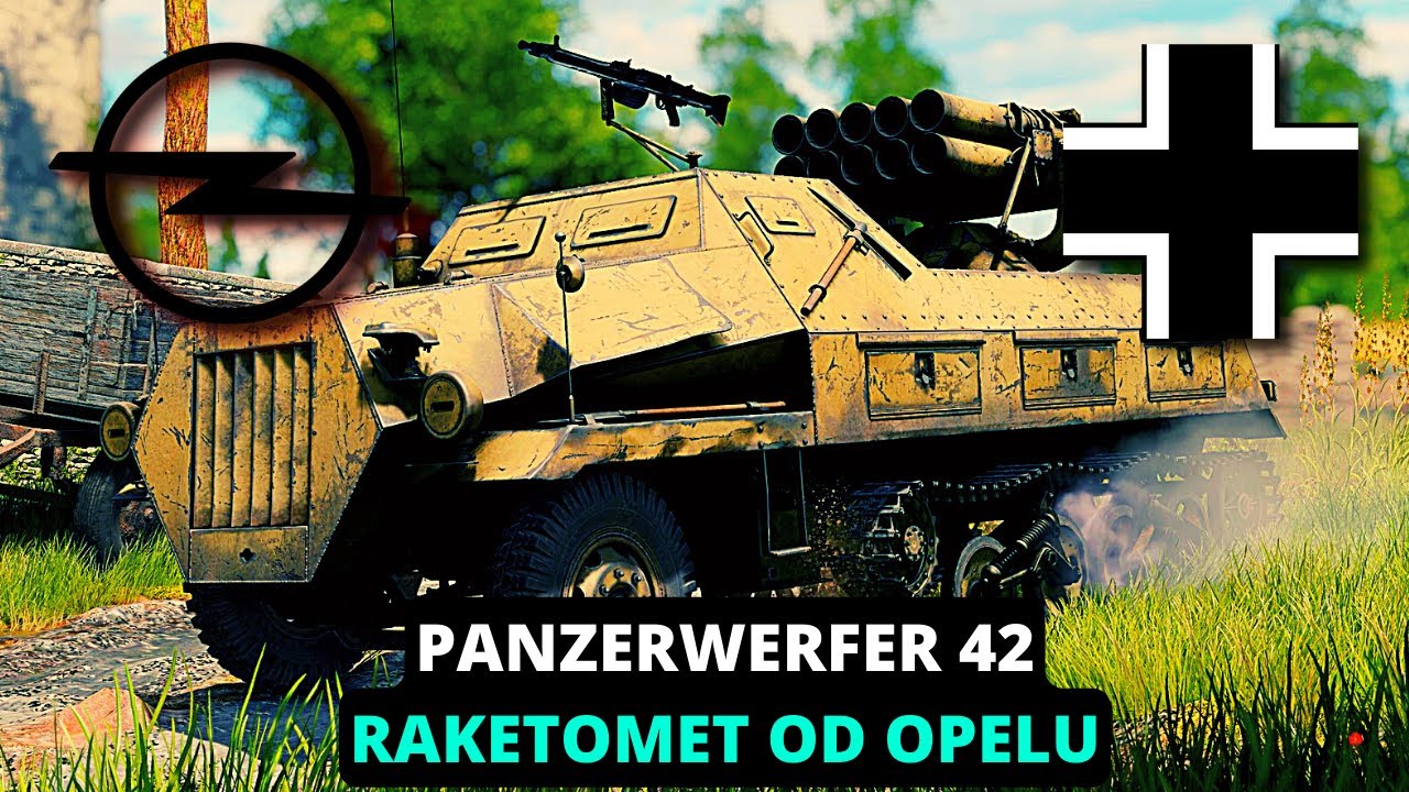 PANZERWERFER 42, RAKETOVÝ PŘÍVAL🚀💥...od značky Opel