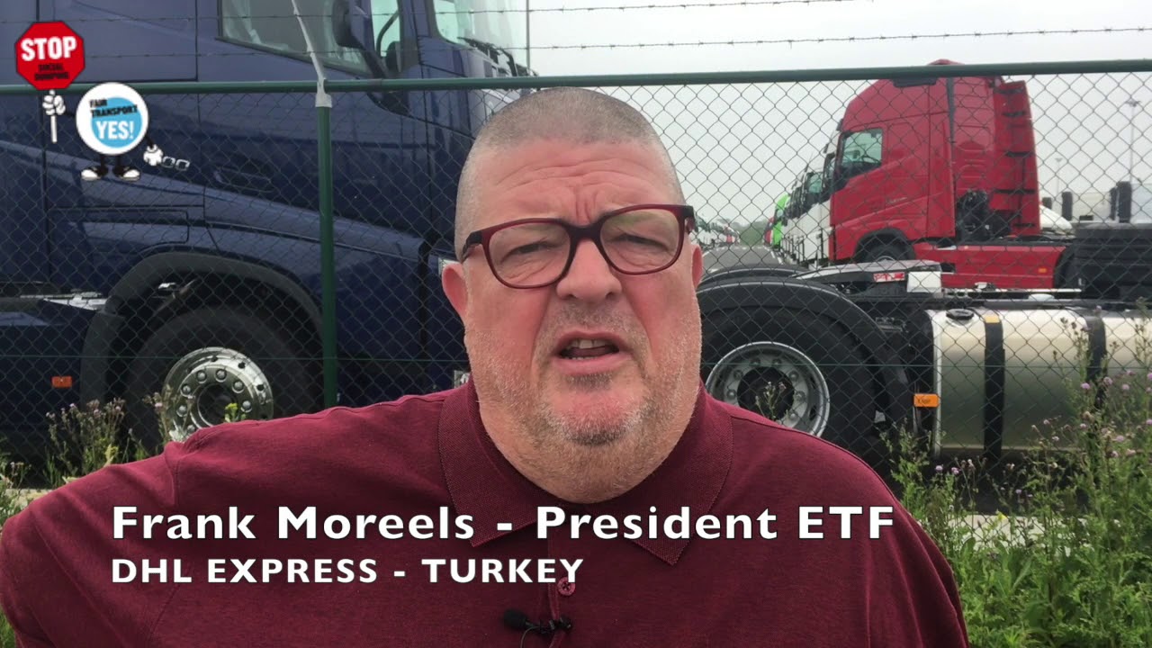 ETF President Frank Moreels launches global action day in support of DHL Workers in Turkey