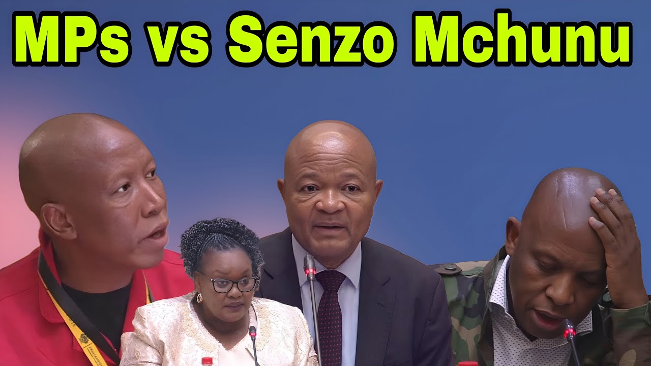 Senzo Mchunu faces questions from Members of Parliament.