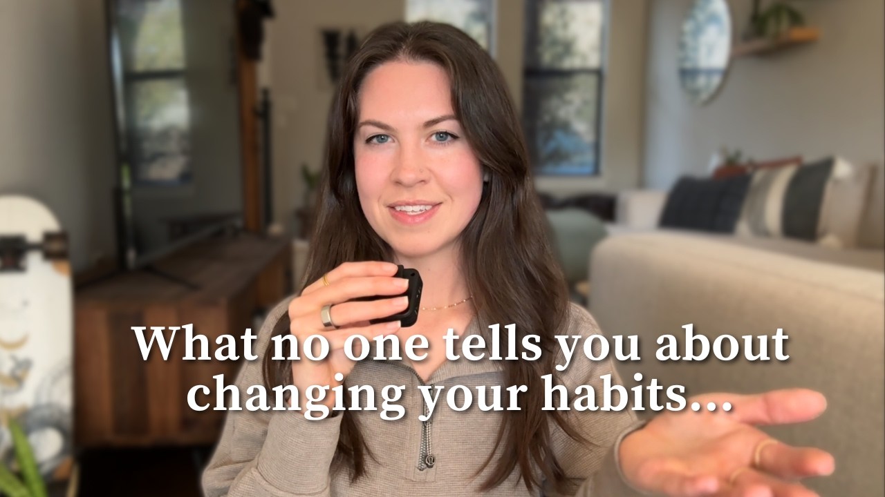If you feel like you try to change your habits but always end up back where you started, watch this