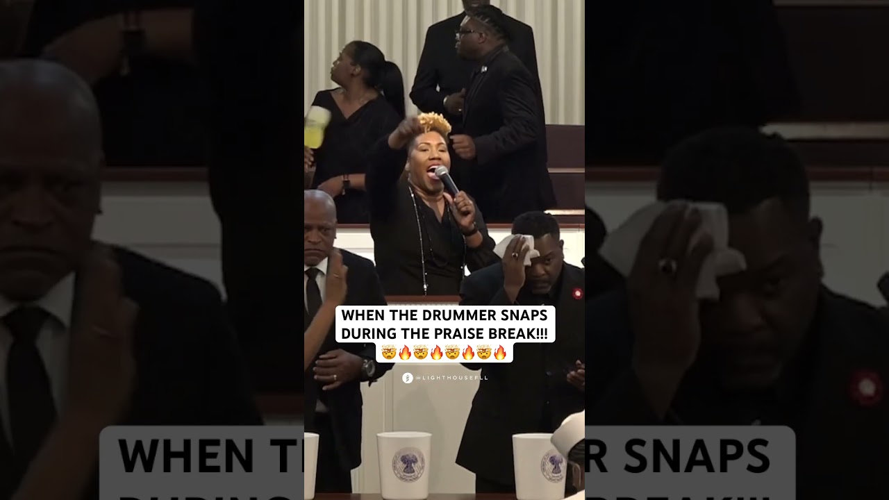 🔥🔥WATCH THE DRUMMER SNAP DURING THE PRAISE BREAK!!🤯 #lighthousefll #praisebreak #praise #church