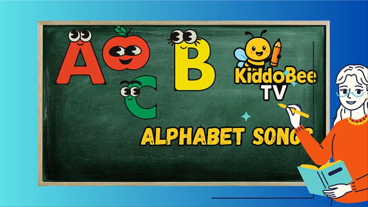 KiddoBee Tv - Phonics Song with Words EP164- A For Apple - ABC Alphabet Songs