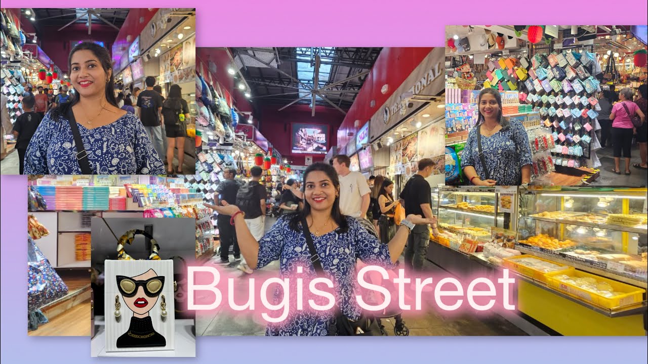 A day in my life - Exploring Bugis Street in @Singapore #hindivlog