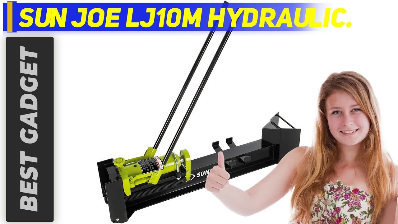 Best  Log Splitters 2022 - Sun Joe LJ10M Hydraulic Review