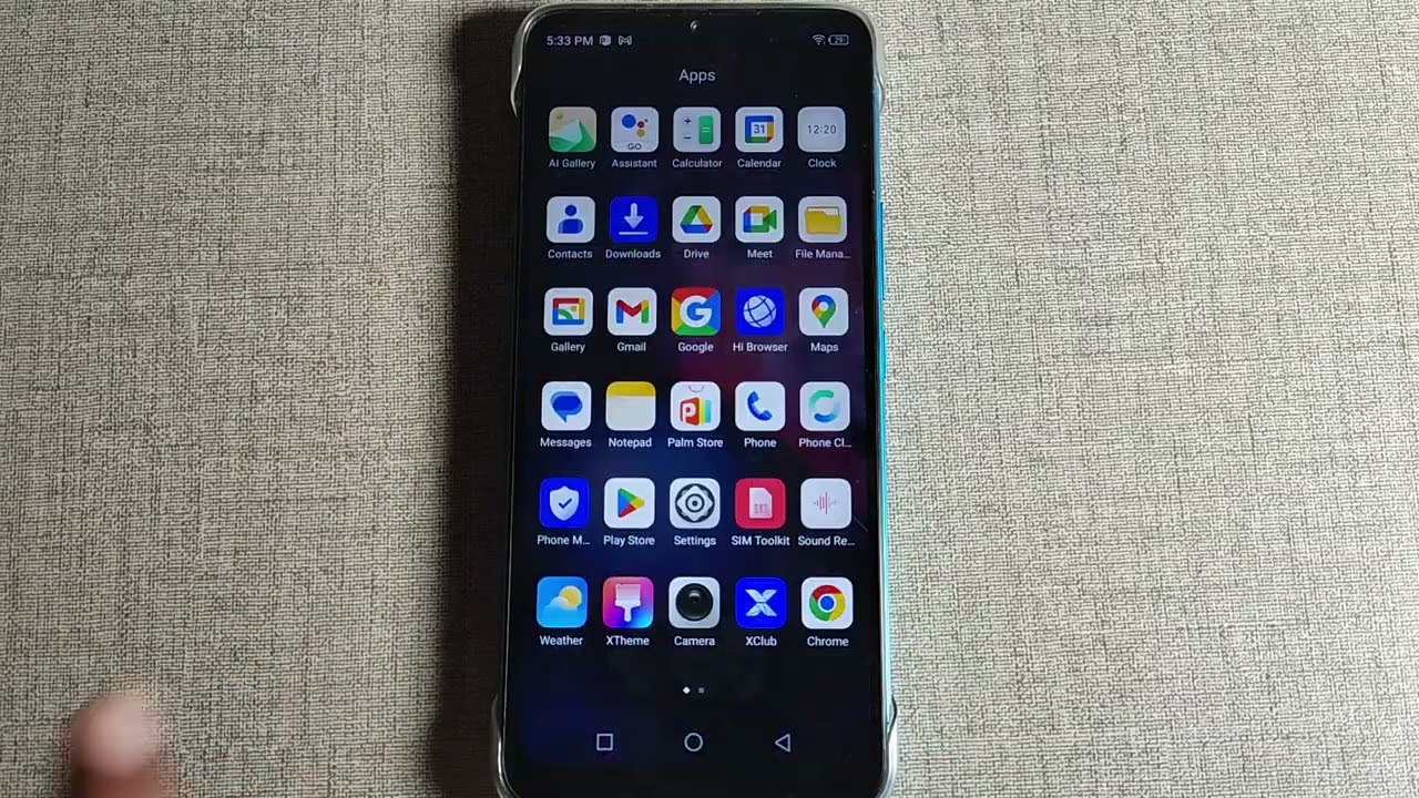 default digital assistant app check kaise kare infinix hot 20 5G, digital assistant app setting