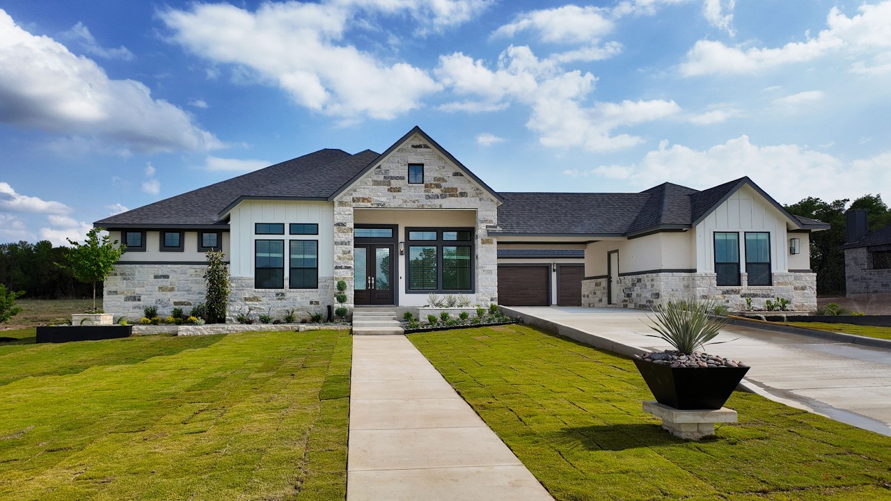 NEW ONE-STORY LUXURY HOME TOUR WITH CUSTOM POOL + ACREAGE IN GEORGETOWN TEXAS!