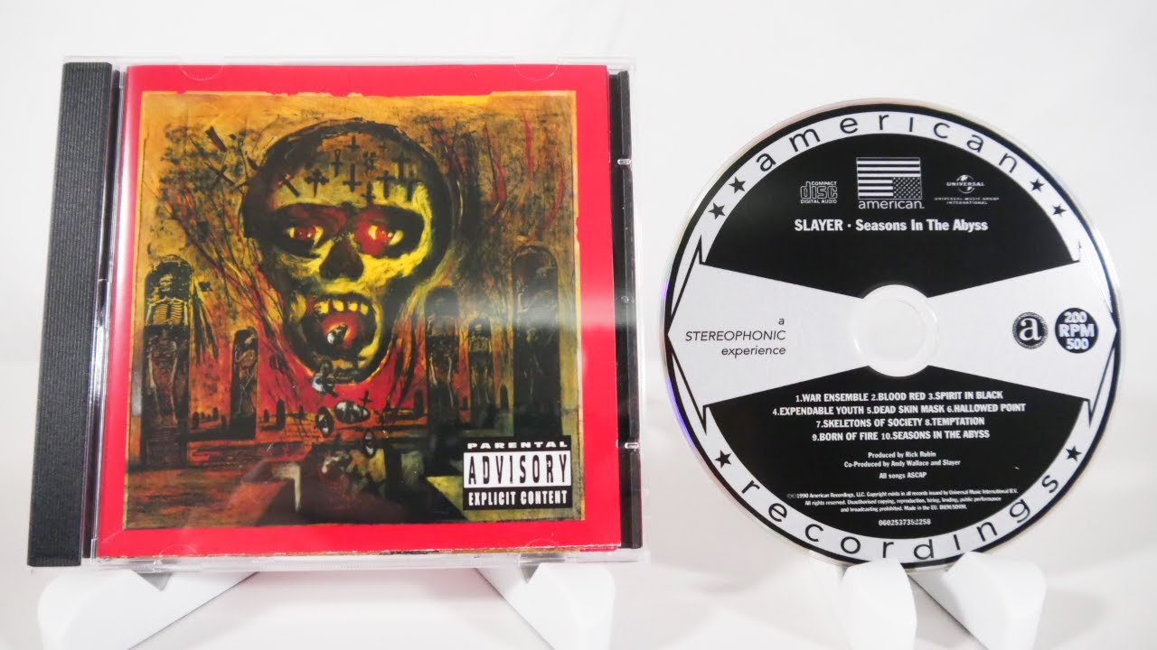 Slayer - Seasons In The Abyss CD Unboxing