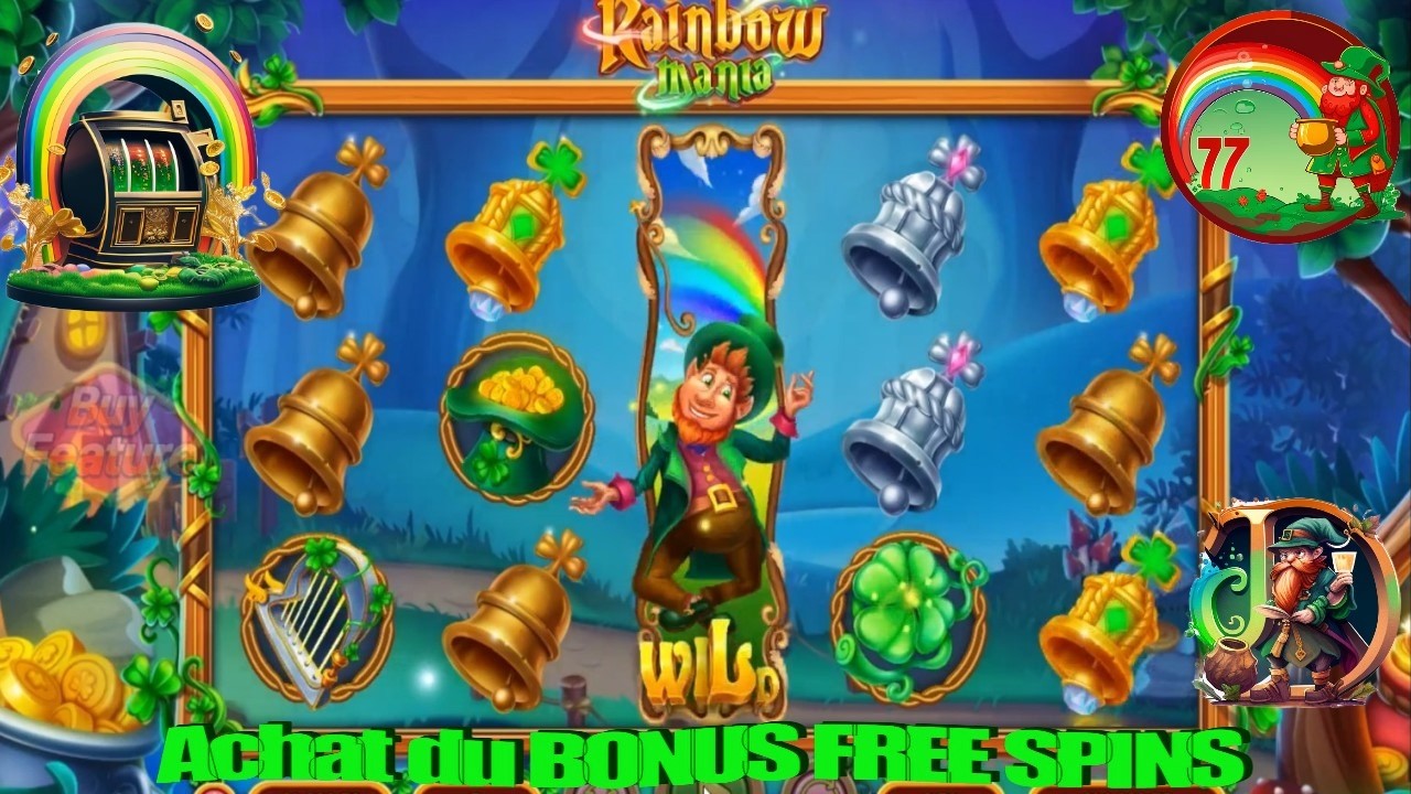 Achat du Bonus Free Spins sur la machine à sous Rainbow Mania