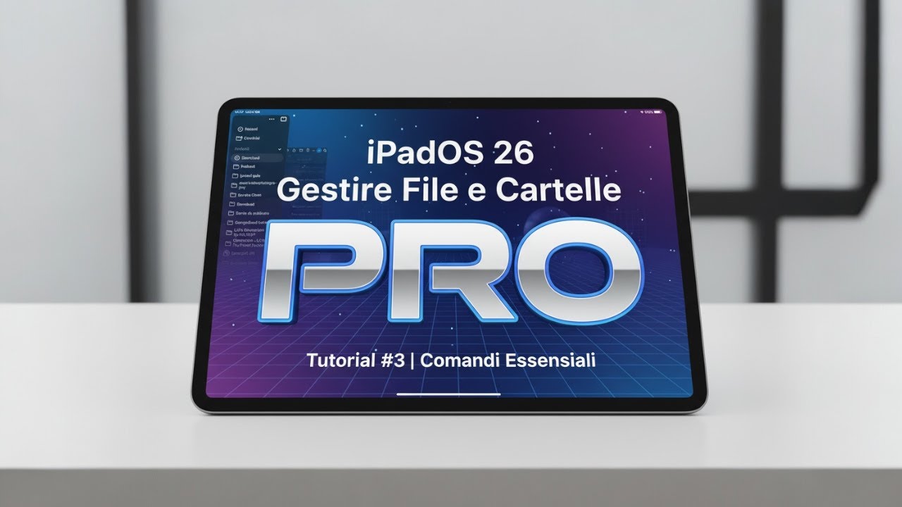 iPadOS 26 - Gestire File e Cartelle Come un Pro - Tutorial #3 | Comandi Essenziali