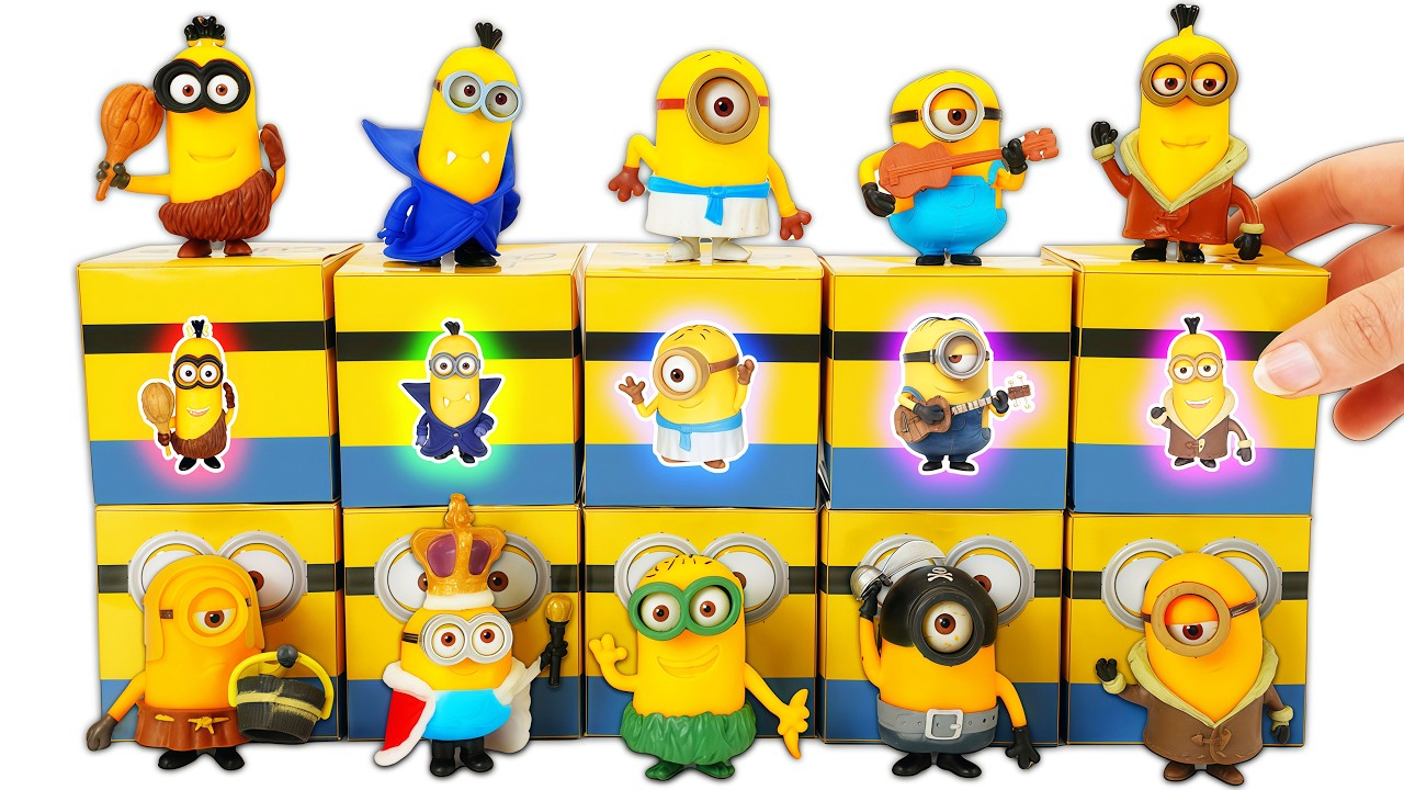 10 Minutes Satisfying Unboxing Experience with Despicable Me Collection Disney ASMR