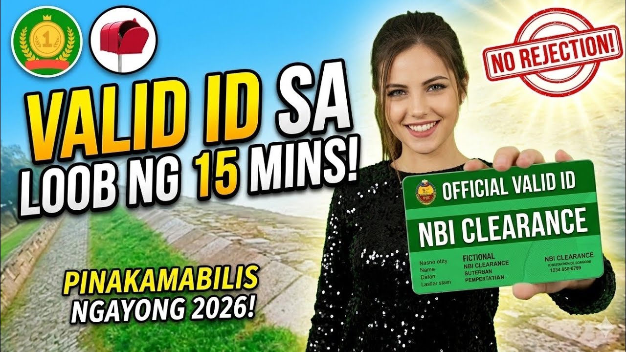 3 PINAKAMABILIS NA VALID ID NGAYONG 2026! (Get it in 15 Minutes!)