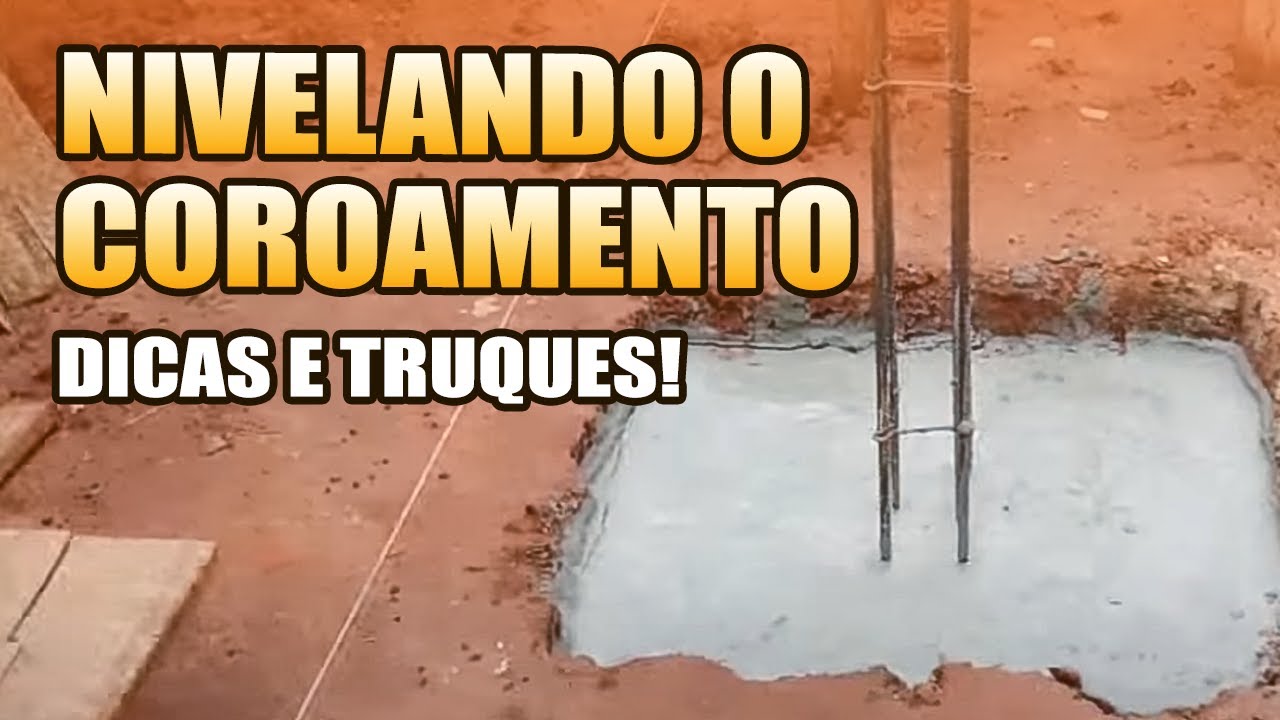 TRUQUE PARA DEIXAR TODOS OS BLOCOS DE COROAMENTO NIVELADO.  SOBRADO PARTE 6