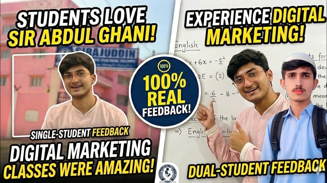Students Love Sir Abdul Ghani 😍 | 100% Real Student Feedback | Digital Marketing Classes #video 