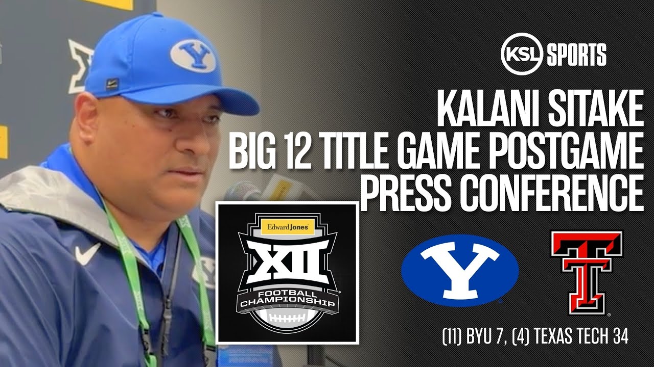Калани Ситаке отреагировал на поражение BYU от Texas Tech со счётом 34–7 в финале Big 12 | Полная...