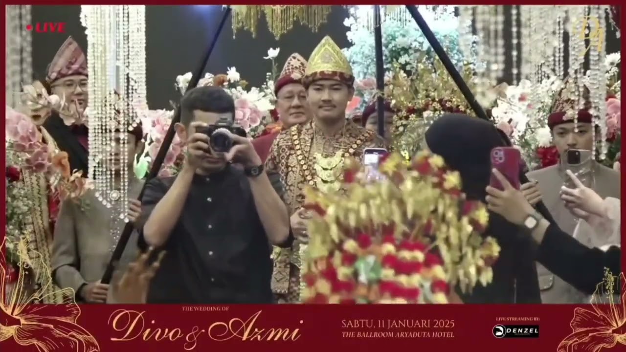 KIRAB PENGANTIN ADAT PALEMBANG | AZMI & DIVO