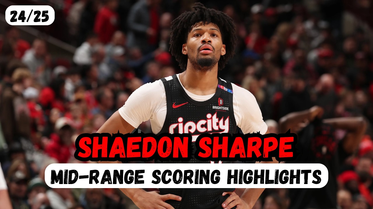 Shaedon Sharpe - 24/25 Mid-Range Scoring Highlights