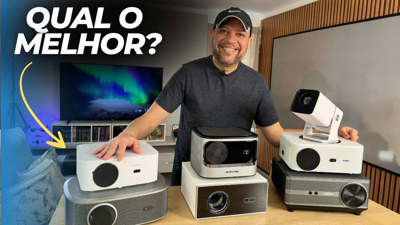 7 Projetores de R$500,00 a R$2000,00 Que Valem a Pena! Qual o Melhor Projetor Full HD 1080p LCD