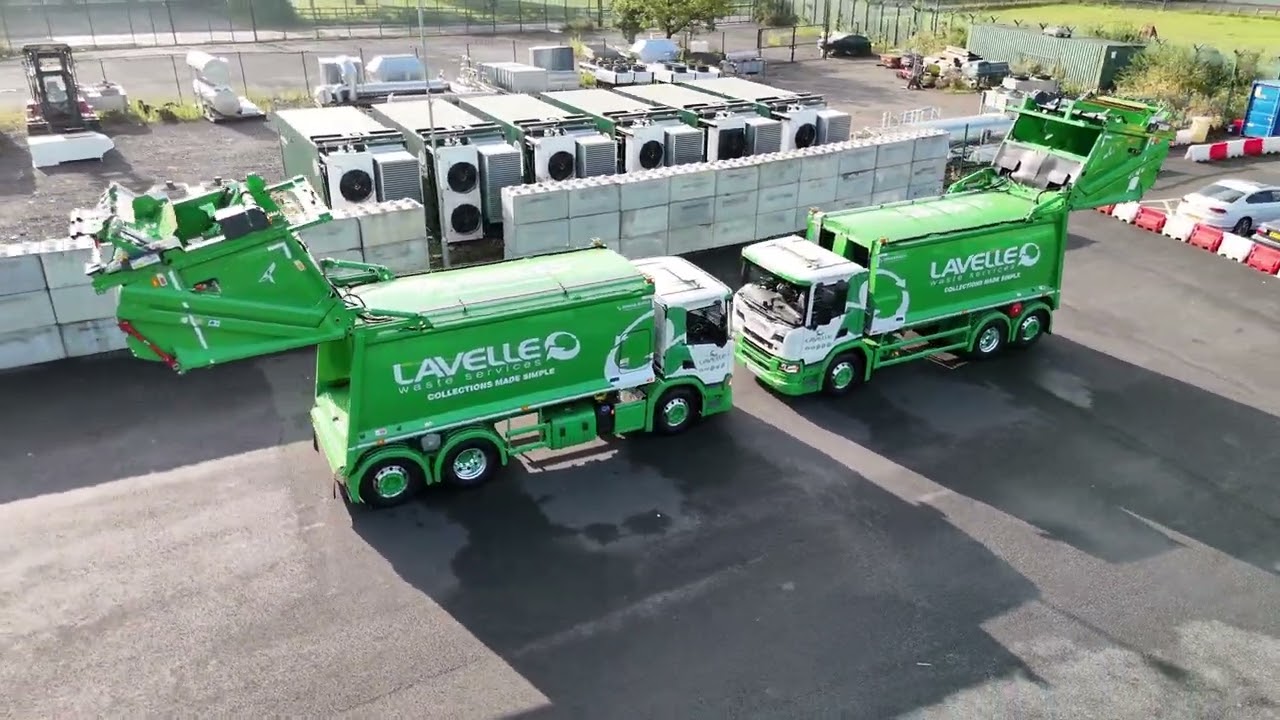 Our New Scania x Dennis Eagle bin wagons go HEAD TO HEAD! #scania
