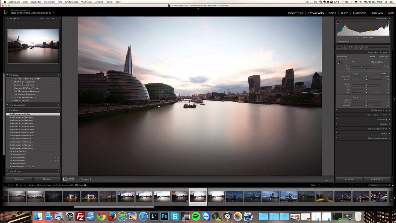 Lightroom lernen 4: Grundbearbeitung