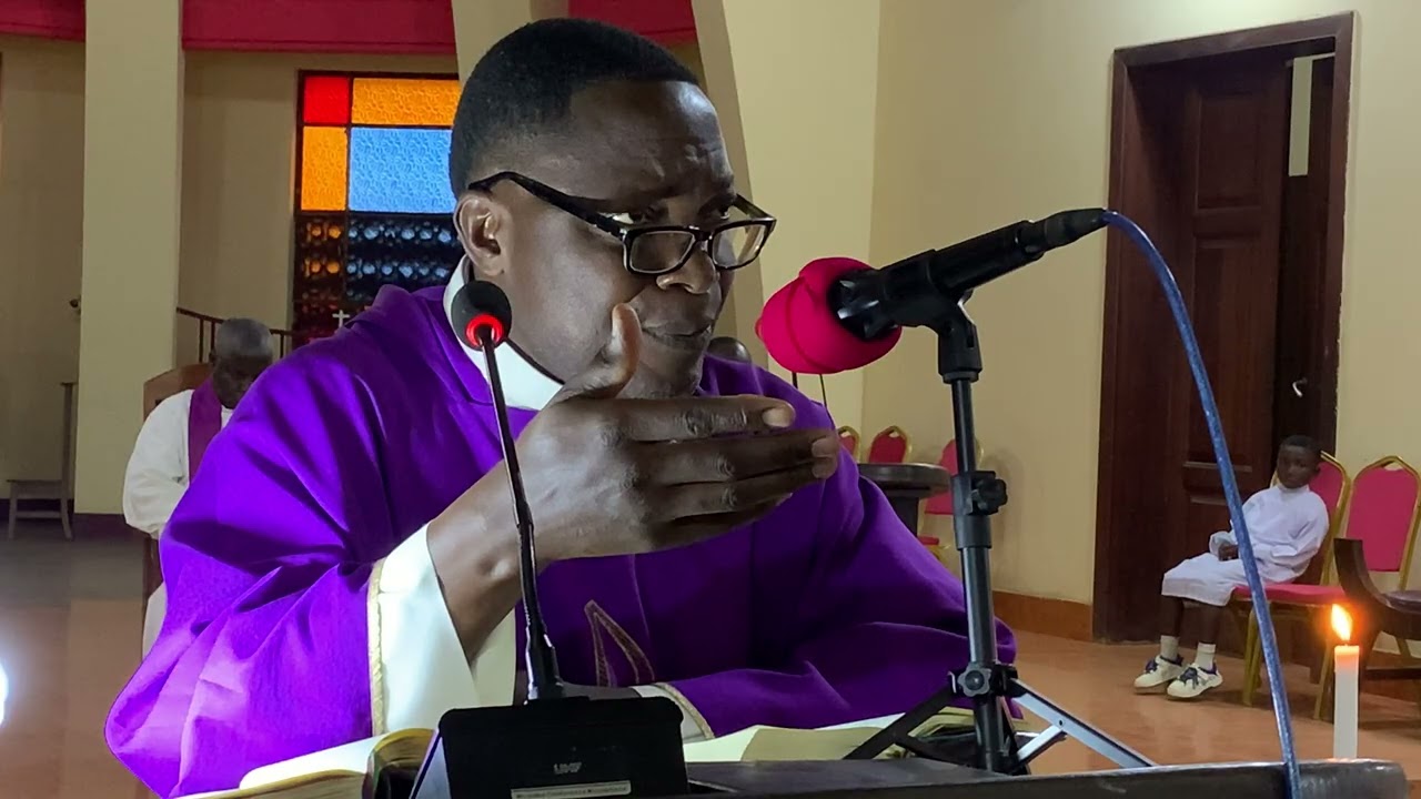 Homélie Abbé Séraphin MUNDEMBA, mercredi des Cendres, marquant le début du Carême.