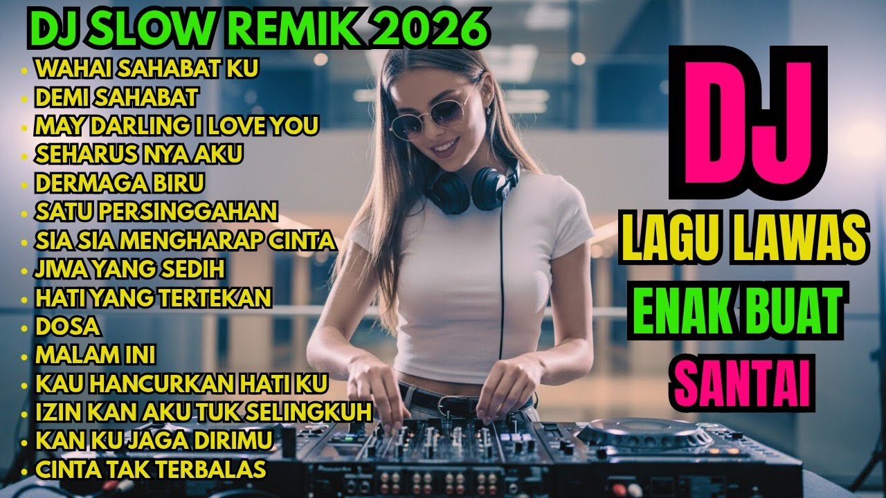 DJ REMIK SLOW FULL BASS COCOK BUAT SANTAI ||| DJ WAHAI SAHABAT KU