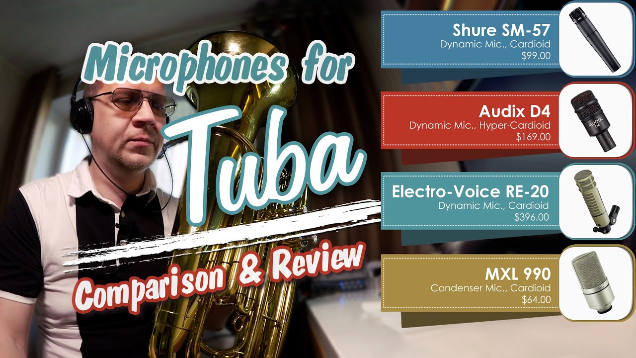 Microphones for tuba, Comparison & Review