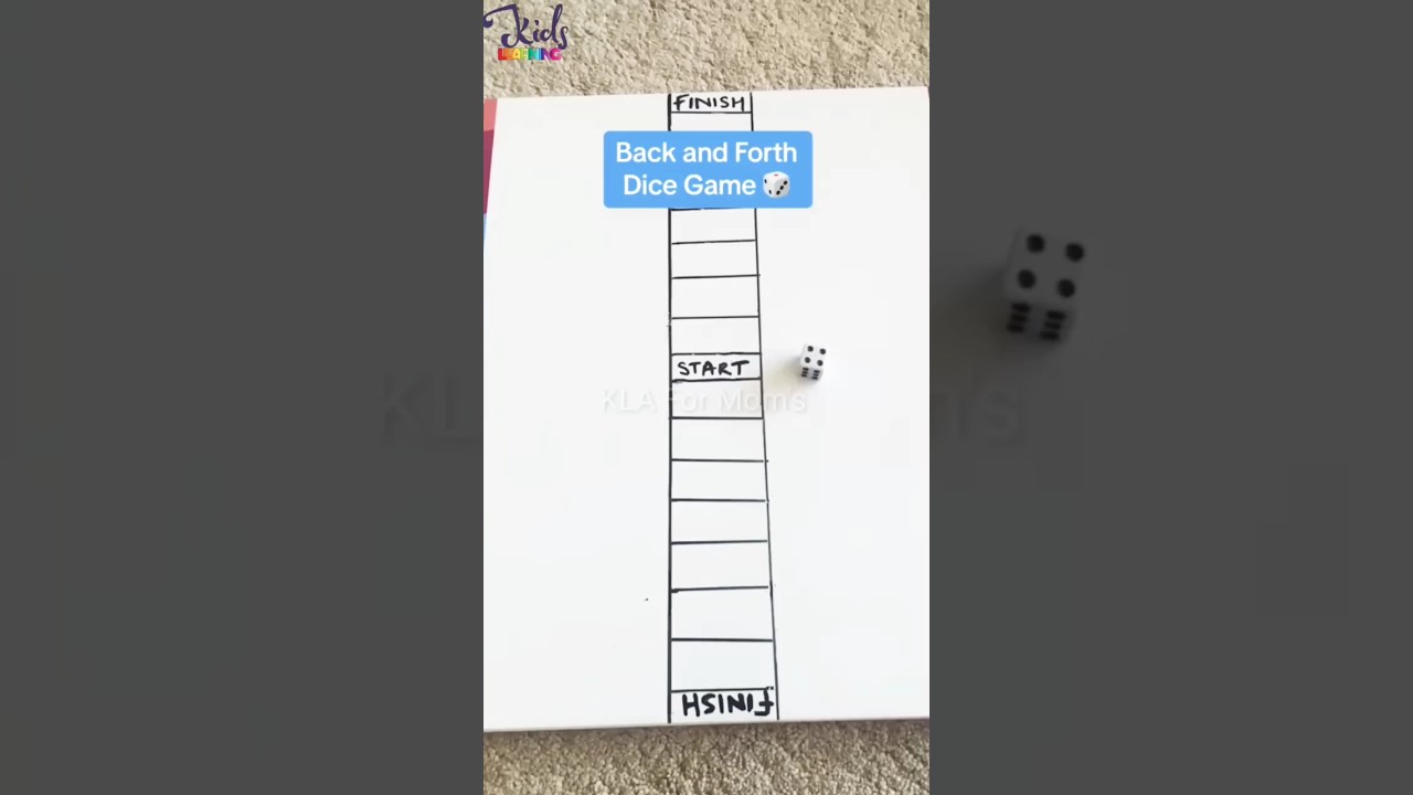 Back And Forth Dice Game | Zero Cost Game For Kids | Pen Paper Game For Kids #paonkijutti