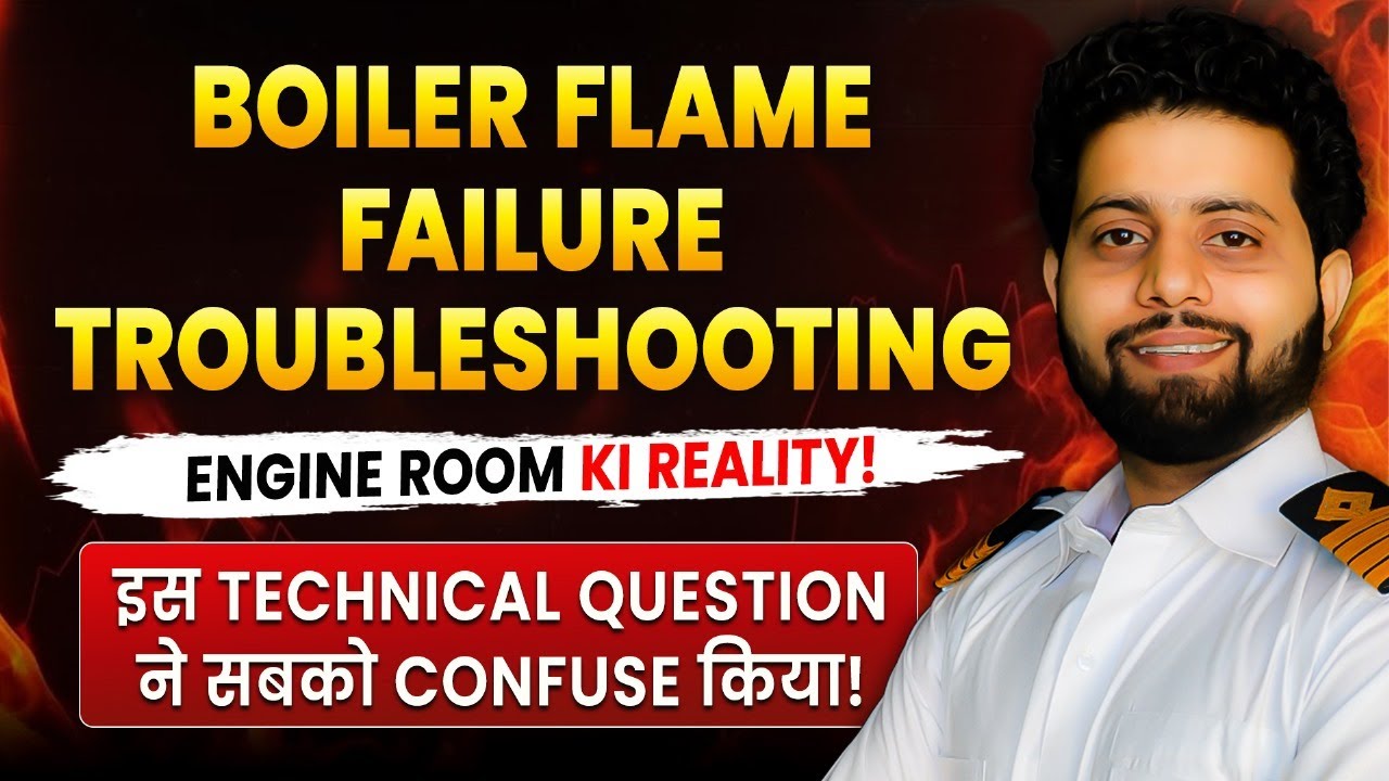 Live Boiler flame failure troubleshooting | Marine Engineering