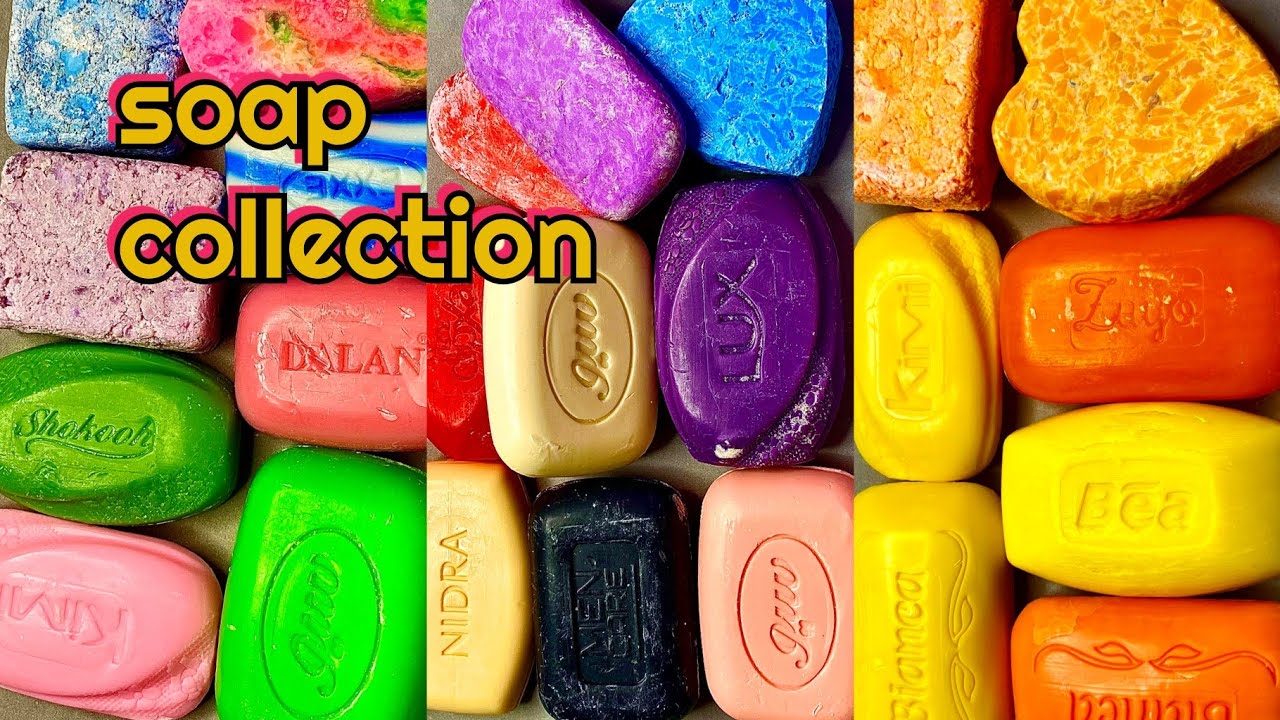 RELAXING DRY SOAP CUTTING, LONG VIDEO : ASMR DRY SOAP CUTTING