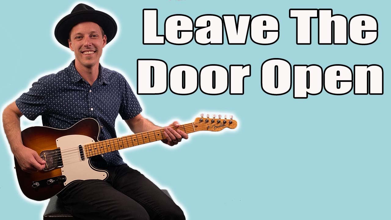 Leave The Door Open Silk Sonic Guitar Lesson + Tutorial + TABS