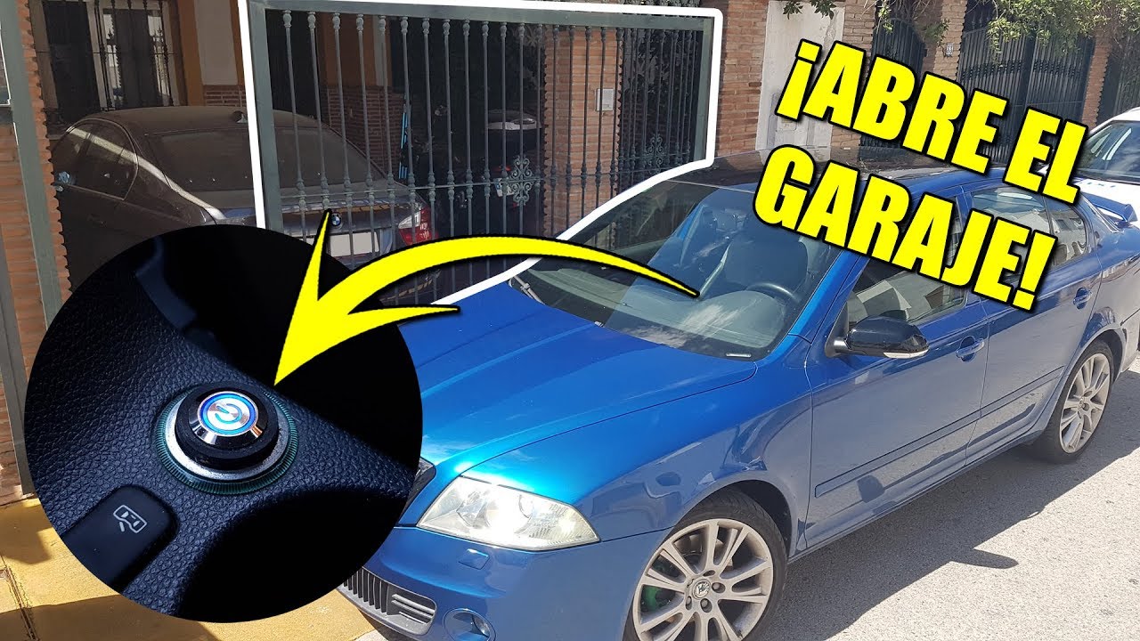 COMO INSTALAR UN BOTÓN EN EL COCHE PARA ABRIR LA PUERTA DEL GARAJE