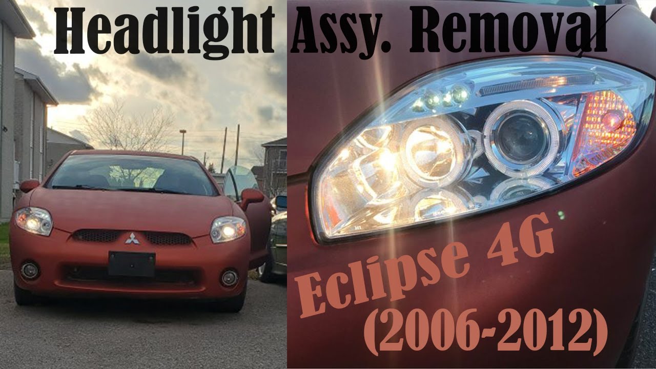 Mitsubishi Eclipse 4G: Headlight Removal
