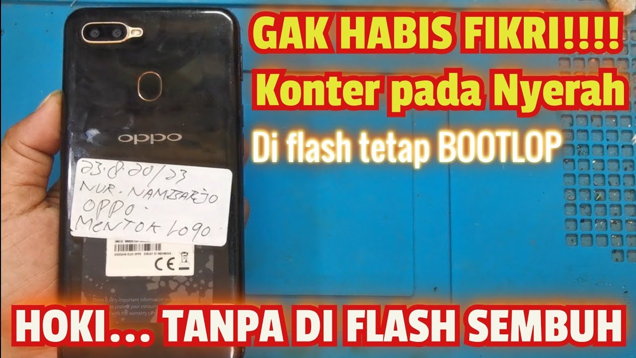 SERVIS HP OPPO A5S BOOTLOP MEMBANDEL TANPA FLASH