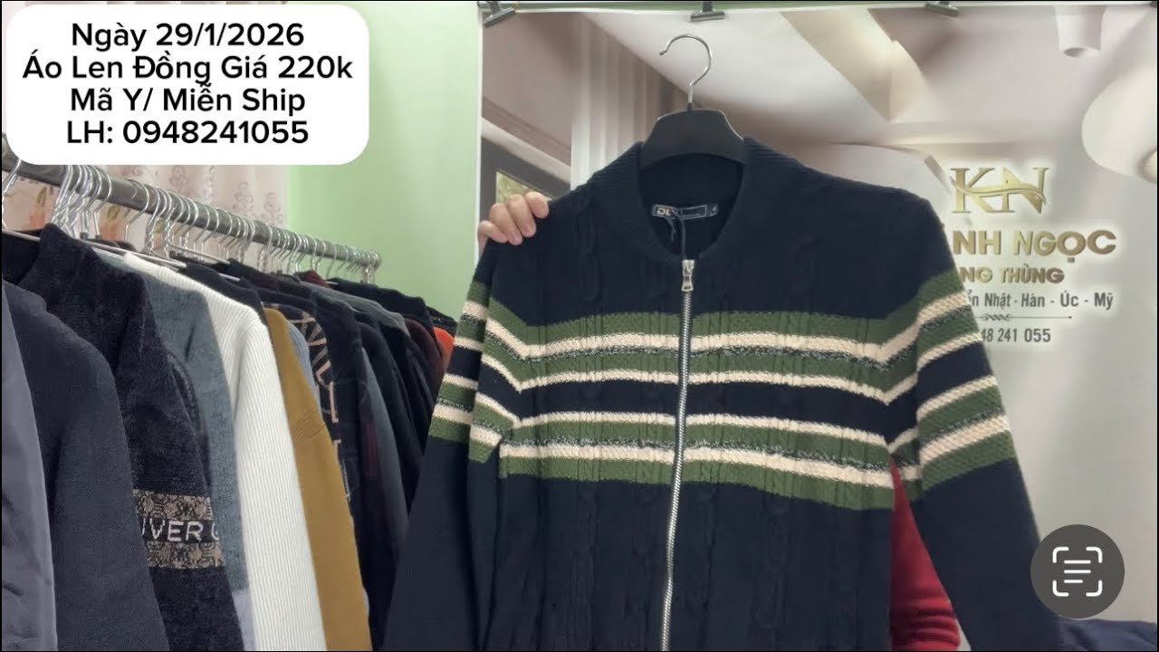 [29/1] ÁO LEN NHẬT TUYỂN CHỌN/ ĐỒNG GIÁ 220k/ LH: 0948241055