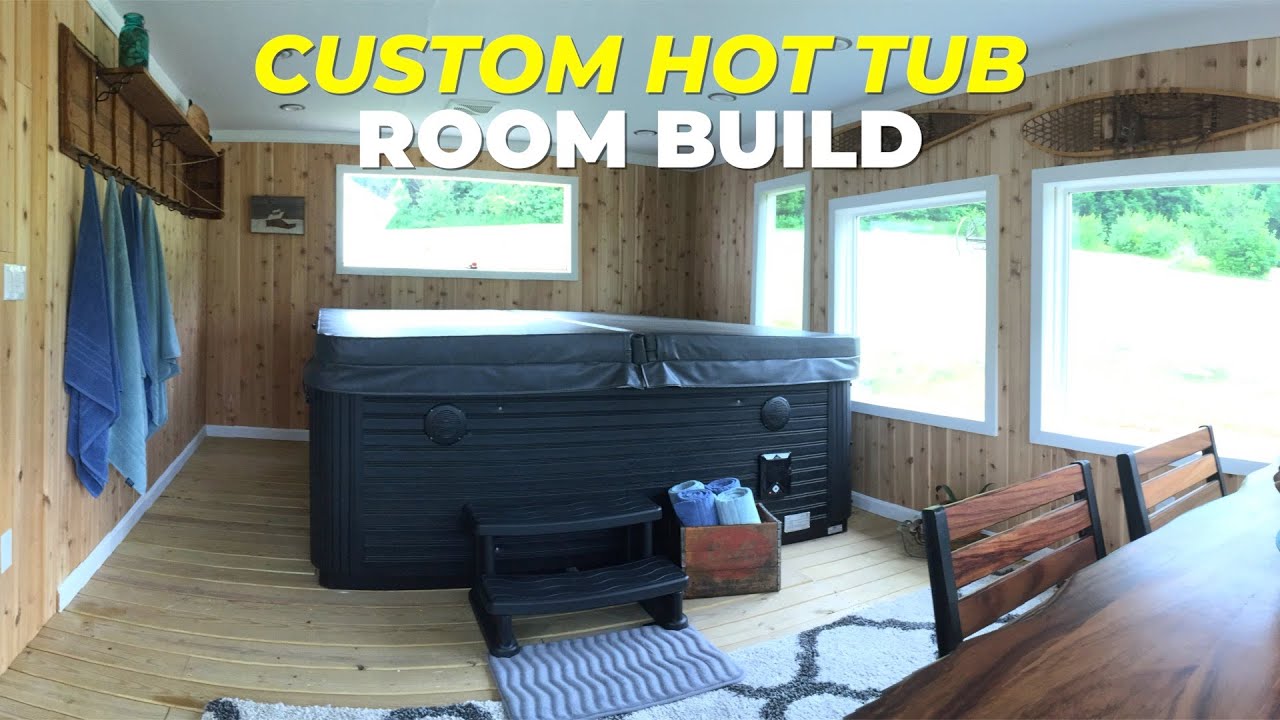 Building a Hot Tub Room from Scratch - Meadowbrook Homestead