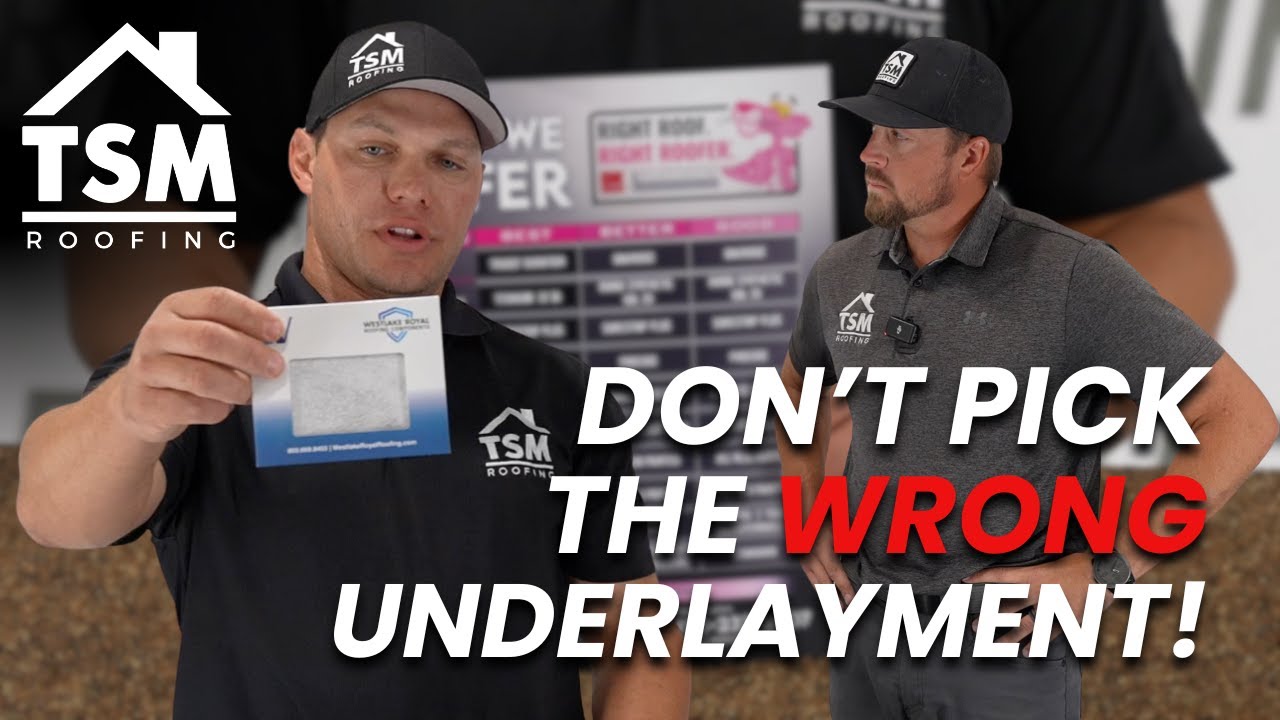 The Truth About Tile Underlayment: What&rsquo;s REALLY Protecting Your Roof | TSM Roofing