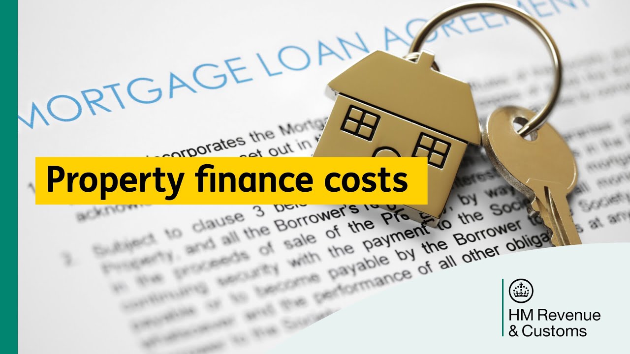 How do I show property finance costs on my tax return?
