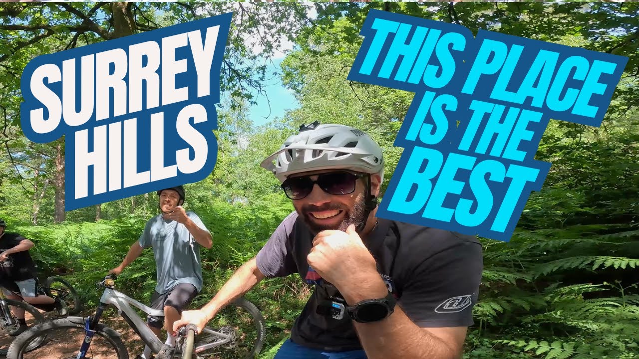 SURREY HILLS MTB💥Bumping into Warner and Wilkins 🤘 (AMFLOW PL Carbon)