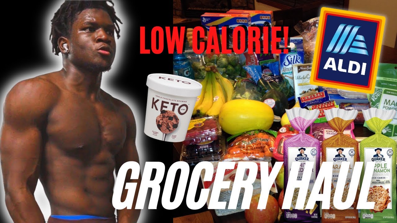 2023 ALDI LOW CALORIE GROCERY HAUL + Easy 5 Min Weightloss Recipes