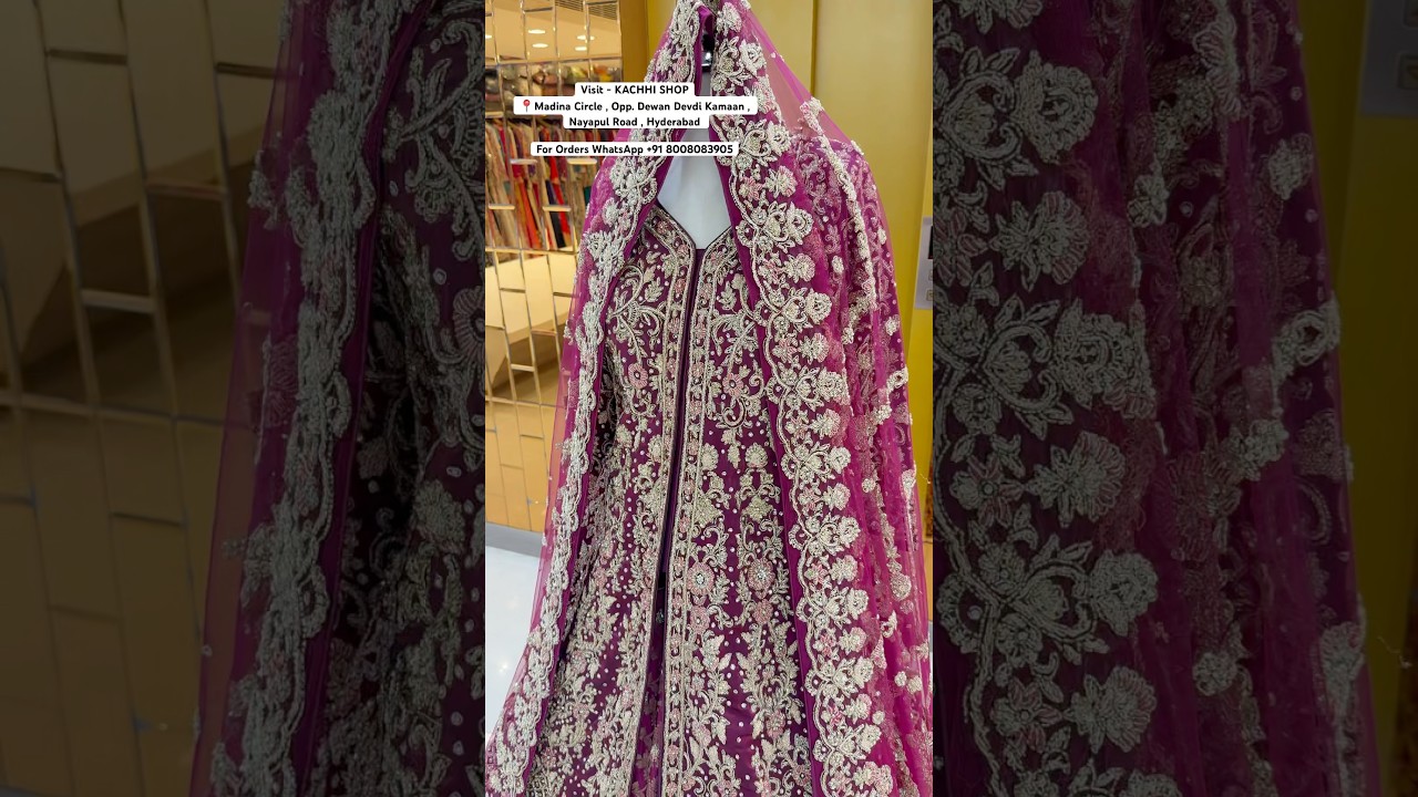 Exclusive Bridals✨| Long koti Sharara | Zardozi | Bridal Wear | Pakistani Bridal Wear | Kachhi shop