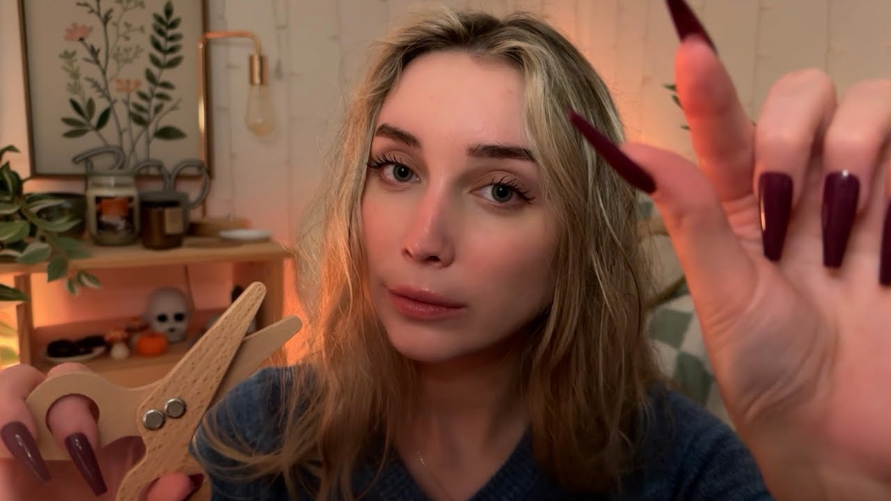 ASMR Worry & Stress Plucking, Snipping, Pulling (for sleep & anxiety)