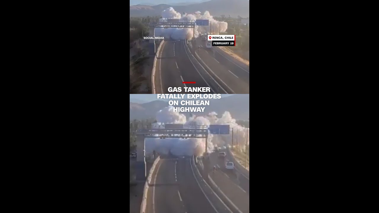 Gas tanker fatally explodes on Chilean highway