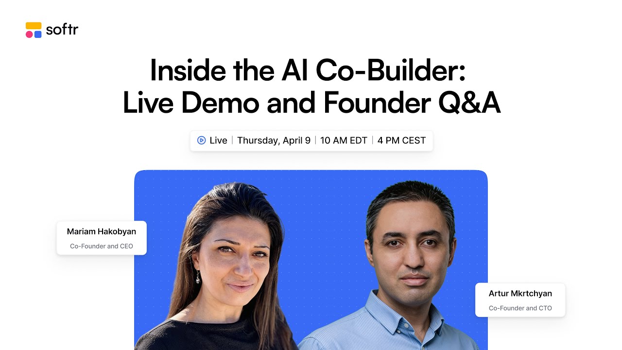 Внутри AI Co-Builder: демонстрация в прямом эфире и вопросы-ответы с основателями.