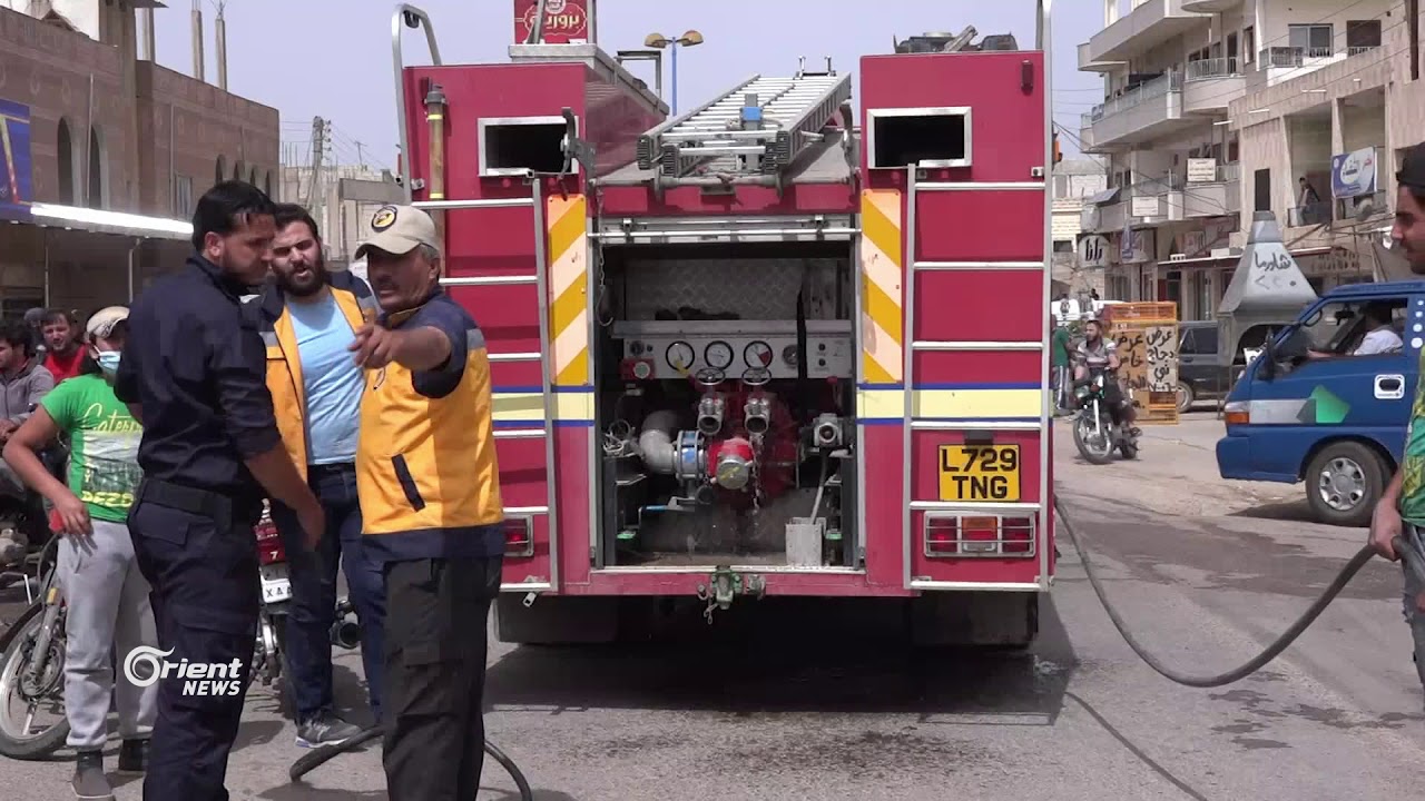 يوم نظافة تطوعي بمشاركة الشرطة الحرة في بلدة صيدا شرق درعا