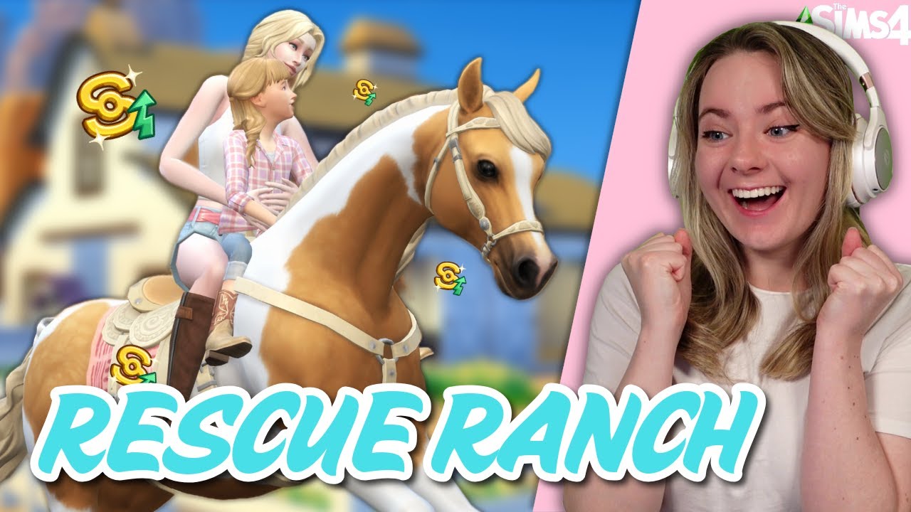 RUNNING A HORSE RESCUE RANCH Rags to Riches - Sims 4 Businesses and Hobbies 