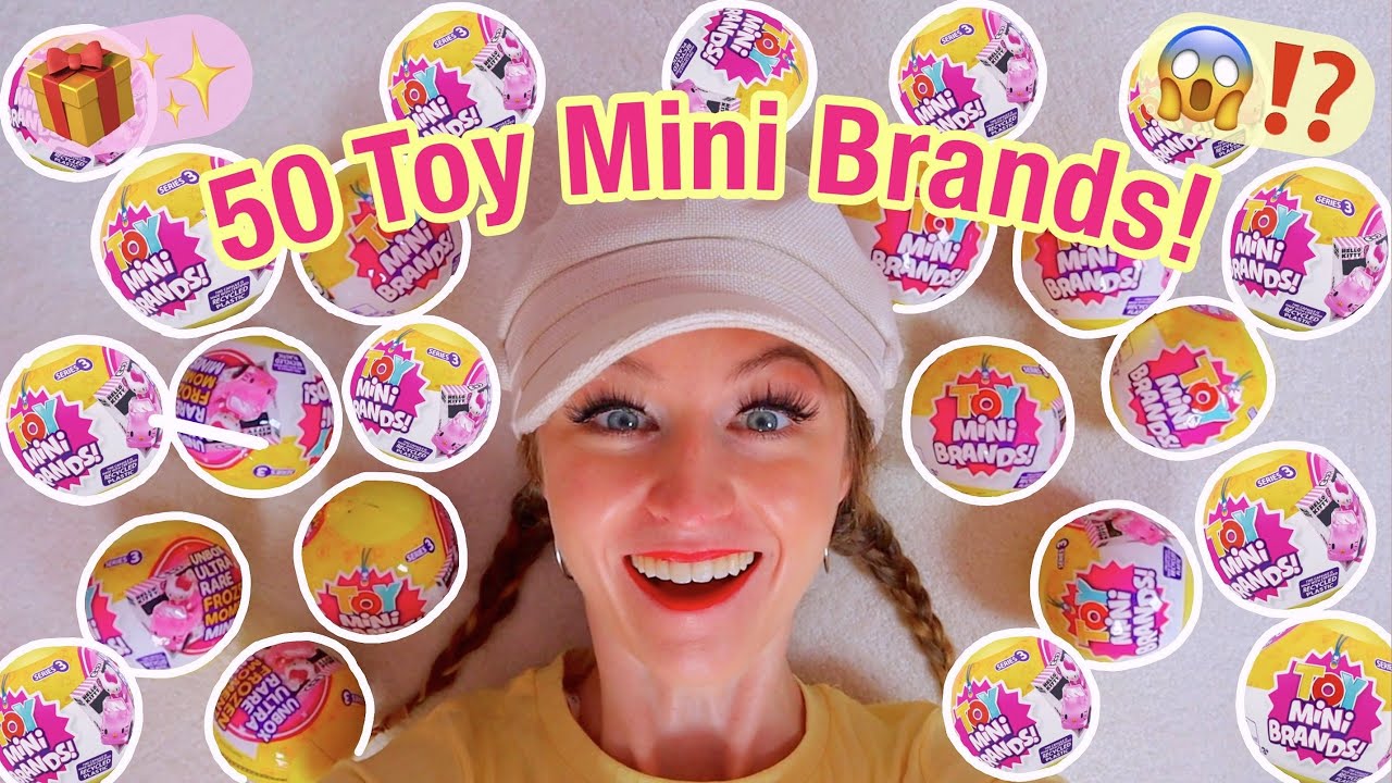 Распаковка 50 *НОВЫХ* игрушек Mini Brands Series 3!!😱✨ (FIDGETS, NEEDOH, PIGGY, МИНИ-КНИЖКИ?!🤯)