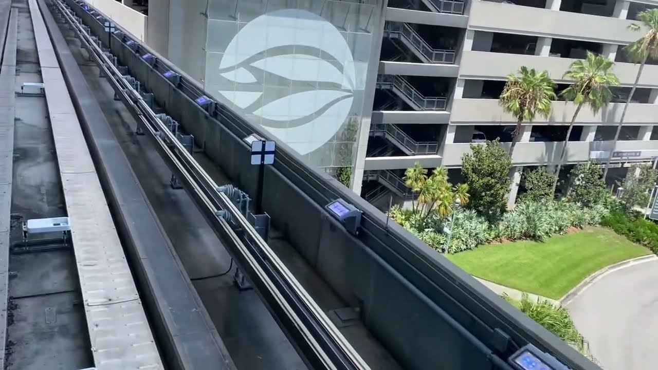 Sky connect Train Round Trip 8-14-25 at Tampa Bay Airport in Tampa Florida 